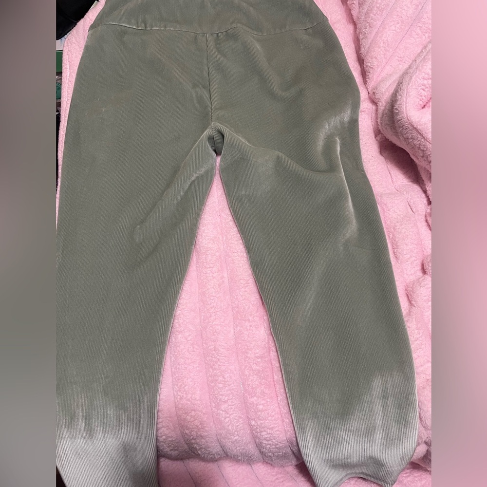 Velvet Green Pants